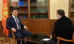 Опубликовано большое интервью Садыра Жапарова «Российской газете»