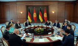 Ангела Меркелдин Кыргызстандагы сапары