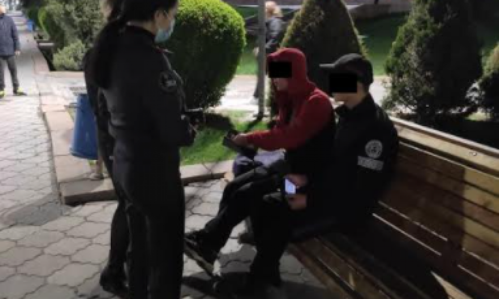 В Бишкеке за сутки во время рейда «Беспризорник» выявили 22 подростка без сопровождения взрослых