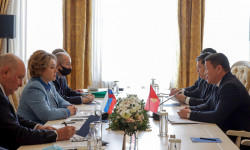 Талант Мамытов встретился с главой Совета Федерации РФ Валентиной Матвиенко