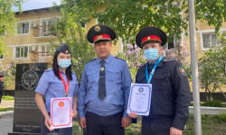 Сотрудники милиции Октябрьского РУВД приняли участие в первенстве ГУВД г.Бишкек