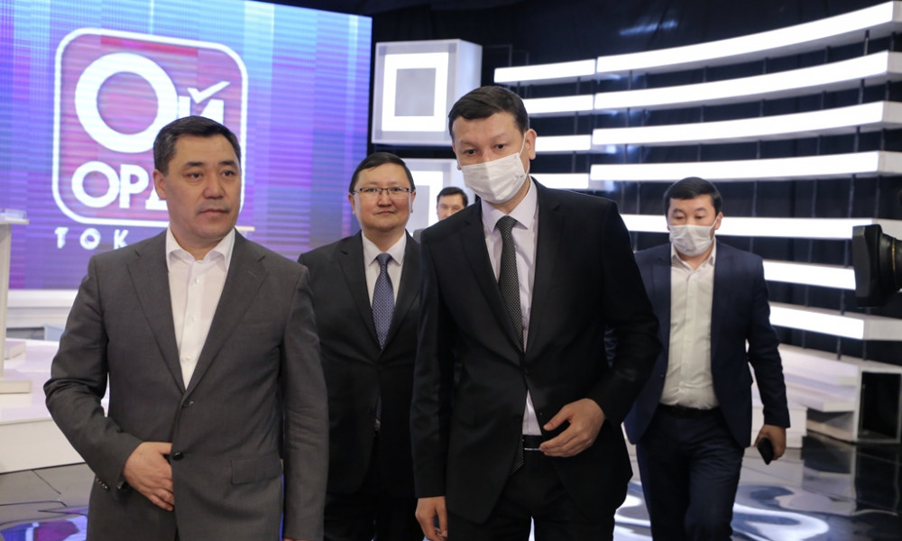 Садыр Жапаров Коомдук телерадиоберүү корпорациясынын иши менен таанышты