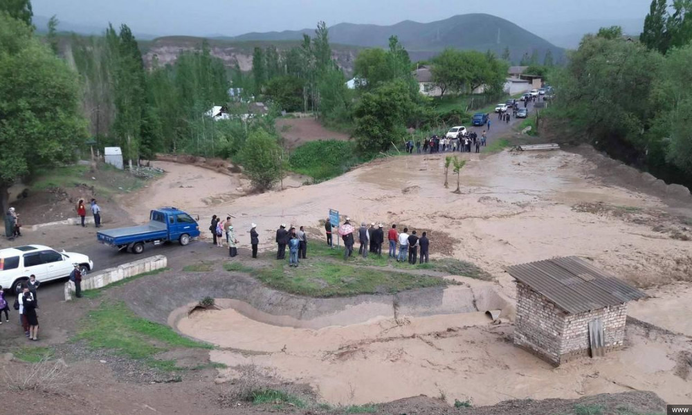 Кыргызстандын түштүгүндө сел жүрүү коркунучу жогору