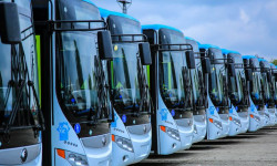 В Бишкек доставят 350 автобусов на газе