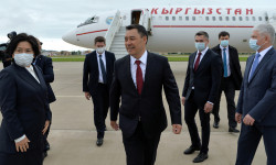 Президент Садыр Жапаров прибыл в Сочи