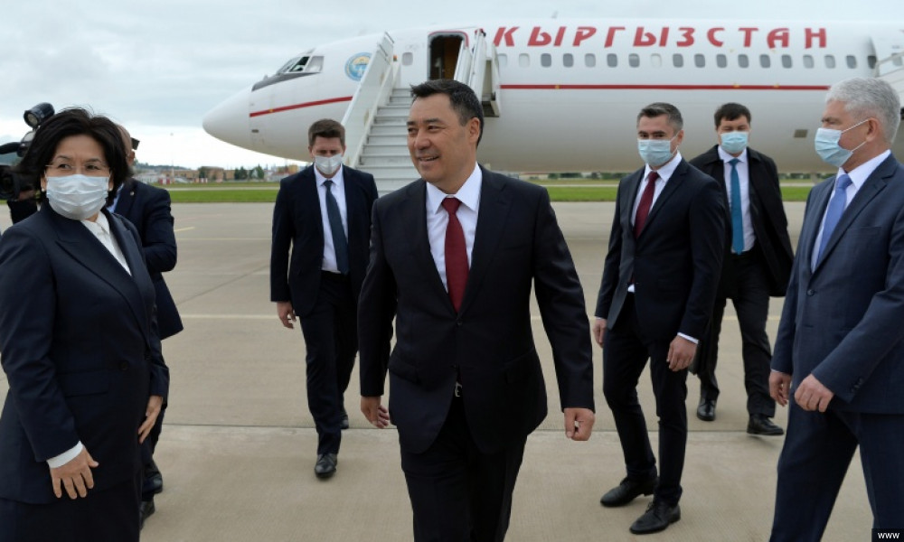 Президент Садыр Жапаров Сочи шаарына барды