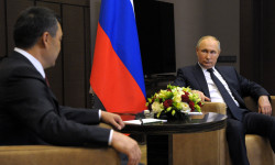 Встреча Садыра Жапарова с Владимиром Путиным