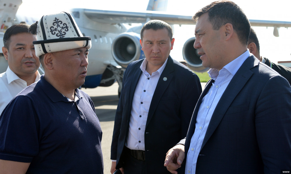 Завершилась рабочая поездка президента Жапарова в Баткенскую область и город Ош