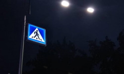 Пешеходные переходы столицы осветили