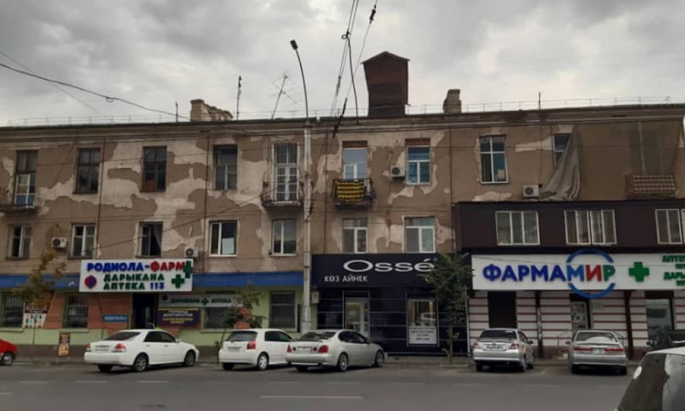 В Бишкеке отремонтируют здание по улице Киевской