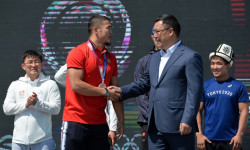 Олимпийские призёры вернулись на родину 