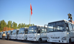 В столицу прибыли новые автобусы