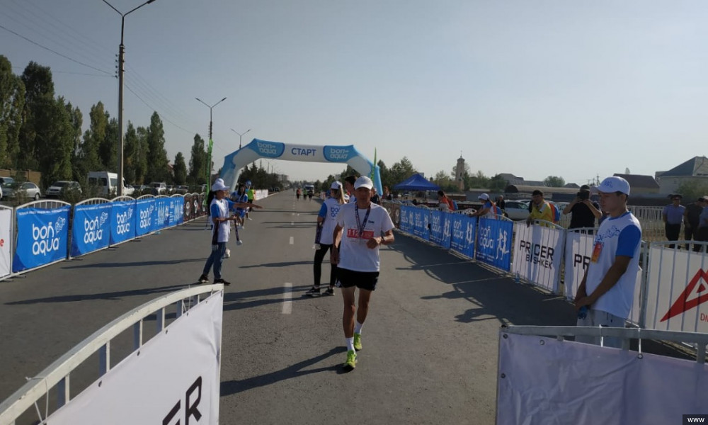 Кыргыз милициясынын генералы «Bishkek Half Marathon 2021» жарым марафонунда 1-орунду ээледи