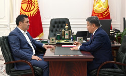 Президент Садыр Жапаров принял министра инвестиций Алмамбета Шыкмаматова