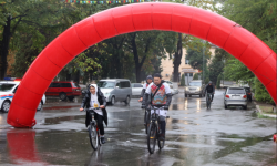 В Джалал-Абаде прошел экологический веломарафон