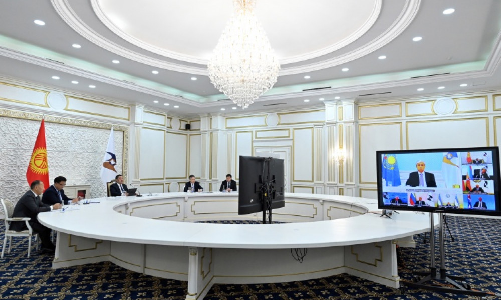 Садыр Жапаров ЕАЭБ өлкөлөрүнүн азык-түлүк коопсуздугун камсыздоо боюнча маселени көтөрдү