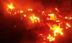 В Чуйской области минувшей ночью сгорел жилой дом