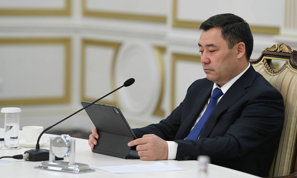 Президент Садыр Жапаров перешел на удаленный режим работы