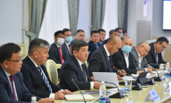Глава Кабмина Акылбек Жапаров встретился с депутатами парламента