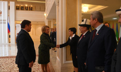 Талант Мамытов встретился с Председателем Совета Федерации России Валентиной Матвиенко