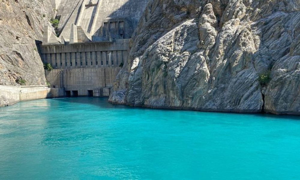 Объём воды в Токтогульском водохранилище снизился