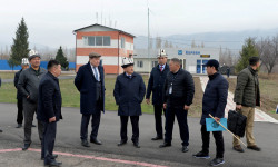 Акылбек Жапаров посетил ряд инфраструктурных объектов Джалал-Абадской области
