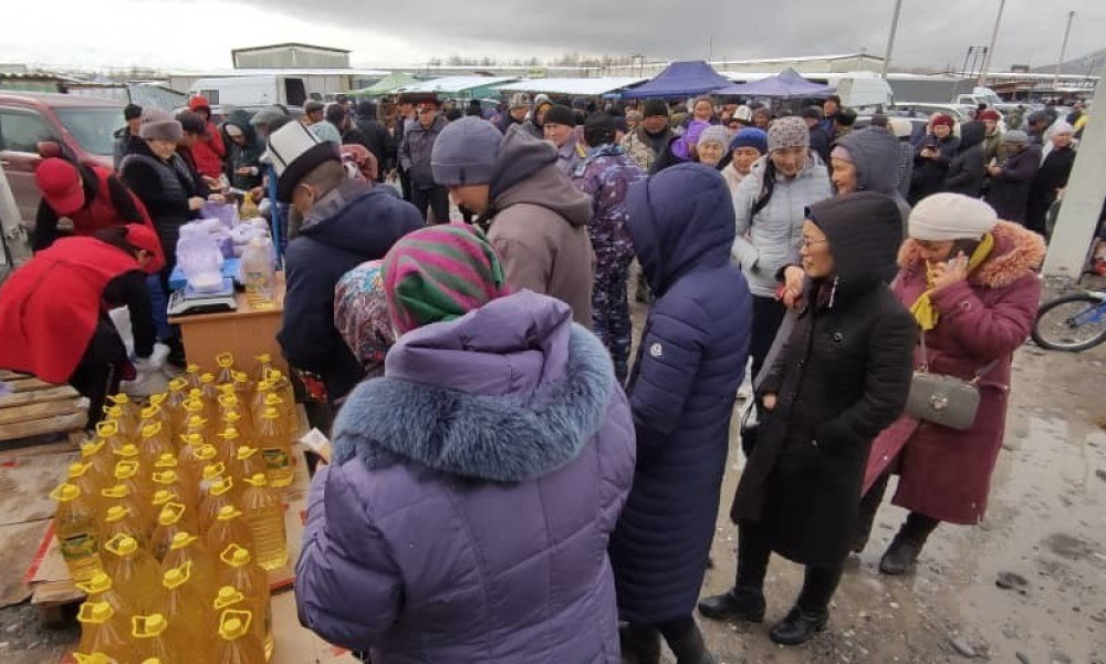 Сахар и масло из Фонда Матрезервов доставлены в Нарын