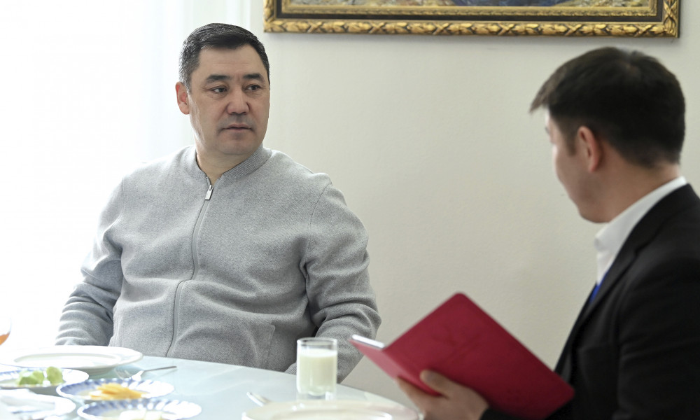 Президент Садыр Жапаров принял участие в переписи населения