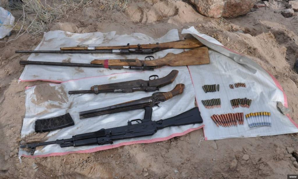 Обнаружен схрон оружия и боеприпасов - ГКНБ  