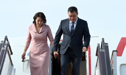 Президент Садыр Жапаров прибыл в Баку