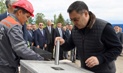 Президент в Иссык-Кульской и Нарынской областях