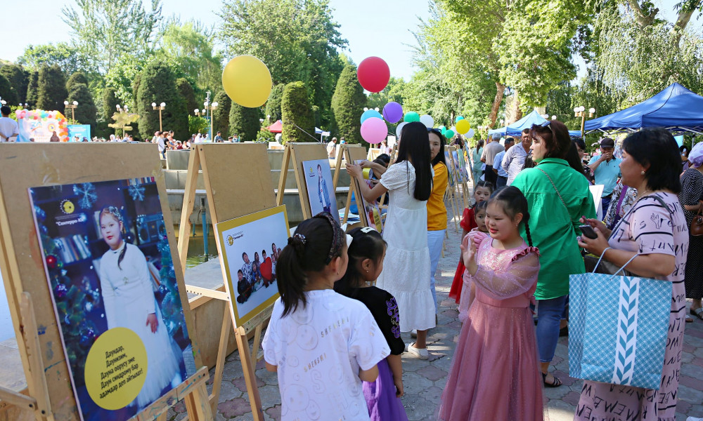 В Оше для детей с ОВЗ прошел инклюзивный фестиваль