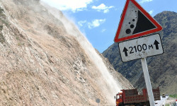 В Боомском ущелье произведут спуск камней