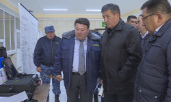 С.Жээнбеков посетил ряд объектов в Нарыне