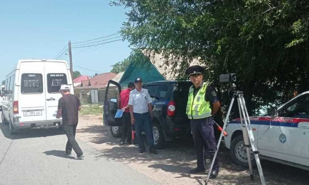 В Иссык-Кульской области прошел рейд по профилактике нарушений ПДД