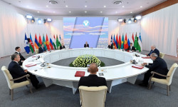 Садыр Жапаров прибыл в Конгресс центр Астаны для участия в заседании Совета глав государств СНГ