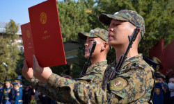 В Департаменте охраны и конвоирования состоялась церемония военной присяги