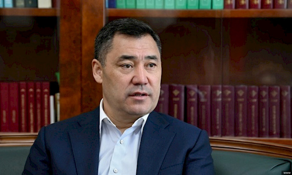 Садыр Жапаров: “Кыргызстандын тарыхында чогулбаган көлөмдөгү алтын бүгүнкү күндө чогулуп, Улуттук банкта сакталып турат”