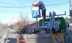 Сотрудники УПСМ Бишкека проверили столичные дороги и выявили множество недостатков 