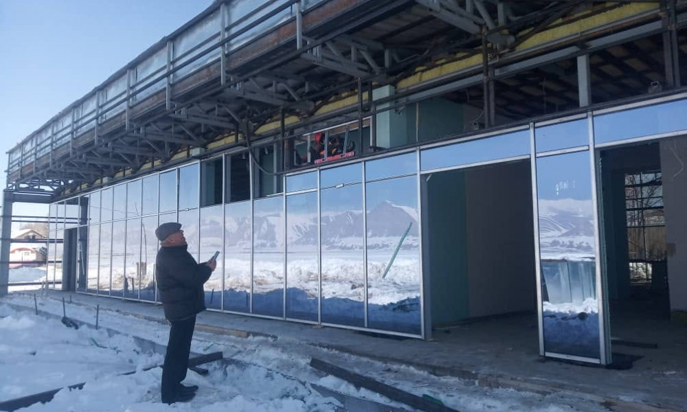 Нарында жаңы аэровокзал курулууда