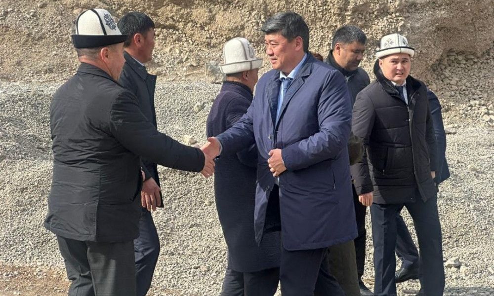 Бакыт Төрөбаев Баткенде "Исфайрам-1" чакан ГЭСинин курулуш иштерин текшерди 