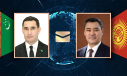 Түркмөнстандын президенти Садыр Жапаровду жана Кыргызстан элин Орозо айт майрамы менен куттуктады