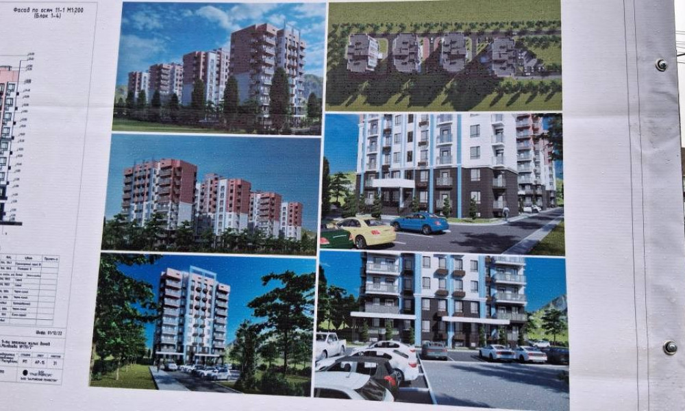 Нарында токтоп калган ипотекалык үйдүн курулушу уланат