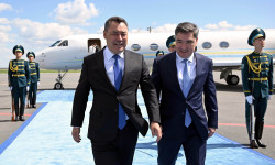 Садыр Жапаров «Борбор Азия-Италия» саммитине катышуу үчүн Астанага барды