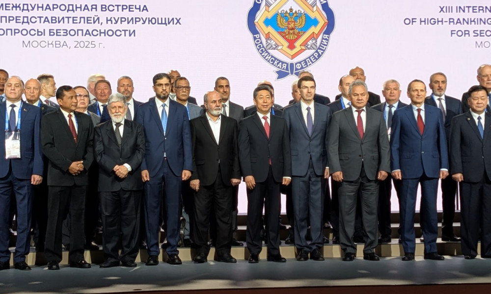 Коопсуздук кеңешинин катчысы Бактыбек Бекболотов Москвада коопсуздук маселелери боюнча жогорку өкүлдөрдүн XIII жыйынына катышты