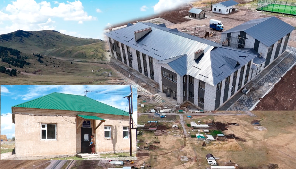 Чек арада жайгашкан Каркыра айылына жаңы мектеп курулду