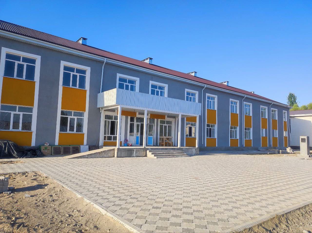 Ысык-Көл: Курбу айылында 56 млн. сомго жаңы мектеп курулду