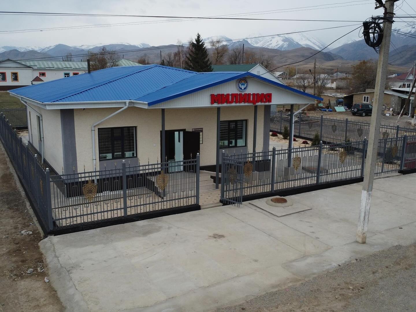 Талас районунун Талды-Булак айылында милициянын аймактык пункту пайдаланууга берилди